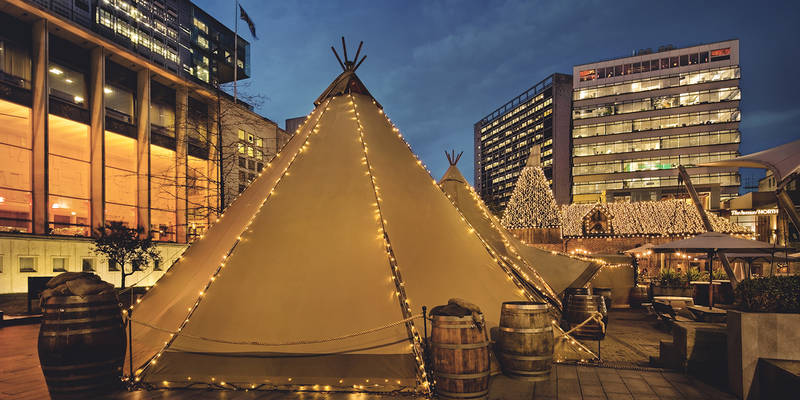 teepee  at oast house